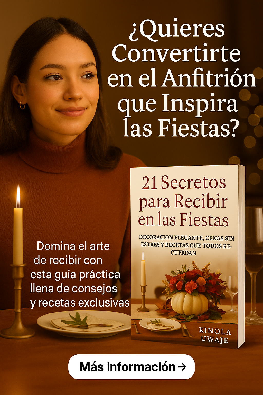 Si organizar en las fiestas te resulta estresante, este es tu atajo hacia celebraciones elegantes y sin esfuerzo con recetas navideñas y de Acción de Gracias para la cena.